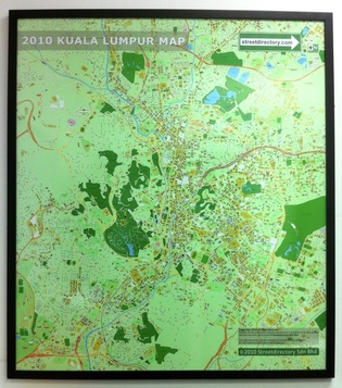 Wall Map KL City