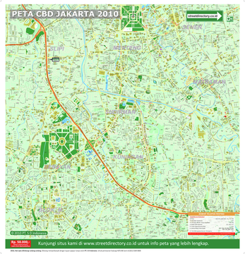 Peta Jalan Jakarta CBD Map